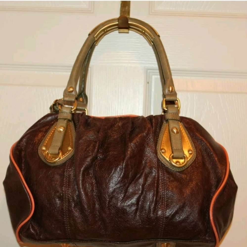 Steven By Steve Madden Naomi Color Block Brown Le… - image 1